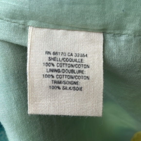 FLOREAT BY ANTROPOLOGIE  BLUE FLORAL / YELLOW SEQUINS SUMMER DRESS - 4P 💙🌸👗 - Picture 5 of 14